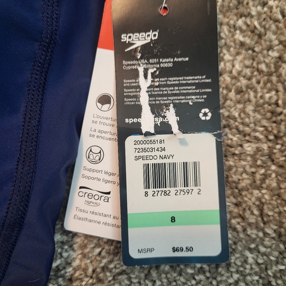 Speedo women's bathing suit size 8 - Picture 2 of 3